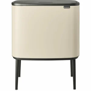 Meilleur prix ⌛ Brabantia Bacs De Recyclage Bo Touch Bin 11 L/23 L, Beige Clair – Bac à Compost 😍 Réductions 7