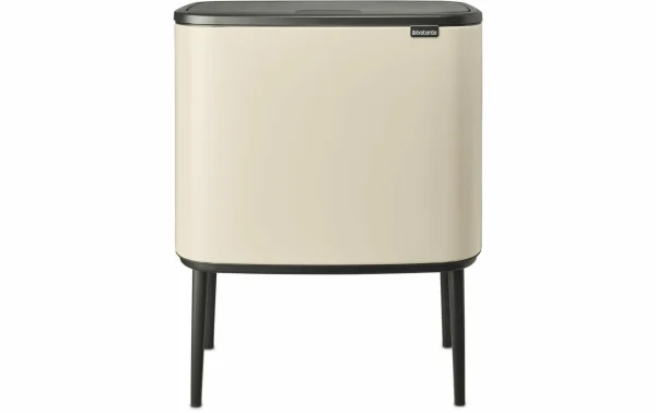 Meilleur prix ⌛ Brabantia Bacs De Recyclage Bo Touch Bin 11 L/23 L, Beige Clair – Bac à Compost 😍 Réductions 3