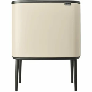 Meilleur prix ⌛ Brabantia Bacs De Recyclage Bo Touch Bin 11 L/23 L, Beige Clair – Bac à Compost 😍 Réductions 9