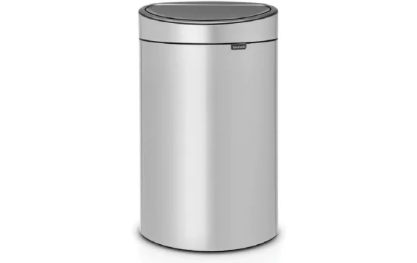 Budget 👏 Brabantia Poubelle Boîte à Boutons 40 L, Metallic Grey – Poubelle 🛒 Couleurs variées 3