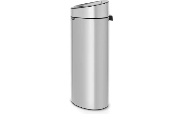 Budget 👏 Brabantia Poubelle Boîte à Boutons 40 L, Metallic Grey – Poubelle 🛒 Couleurs variées 4