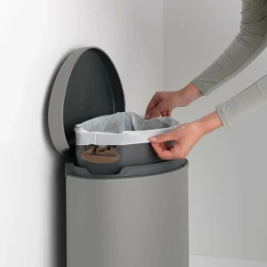 Les meilleures critiques de 👏 Brabantia Poubelle à Pédale Silent FlatBack Gris Béton Minéral – Poubelle à Pédale 💯 Livraison Standard/Rapide 9