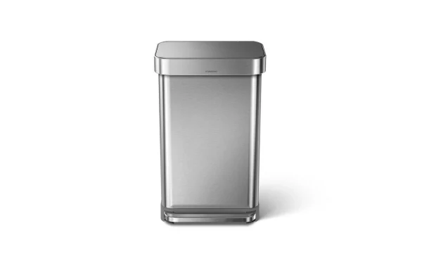 Promo 🌟 Simplehuman Poubelle à Pédale CW2024 45 Litres, Argent – Poubelle à Pédale 😀 soldes pas cher 3