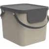 Coupon ✔️ Rotho Bacs De Recyclage Albula 40 L, Gris – Bac à Compost ⭐ luxe soldes 13