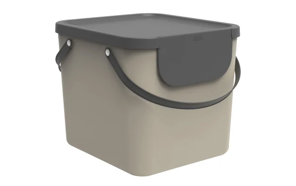 Coupon ✔️ Rotho Bacs De Recyclage Albula 40 L, Gris – Bac à Compost ⭐ luxe soldes 1