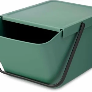 Les achats en ligne Top 10 ⌛ Brabantia Bacs De Recyclage Sort & Go 20 L, Vert – Bac à Compost ⌛ 7