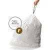 Coupon ❤️ Simplehuman Sacs Poubelle F 25 L, 20 Pièce/s – Sacs Poubelle 🎉 qualité supérieure 11