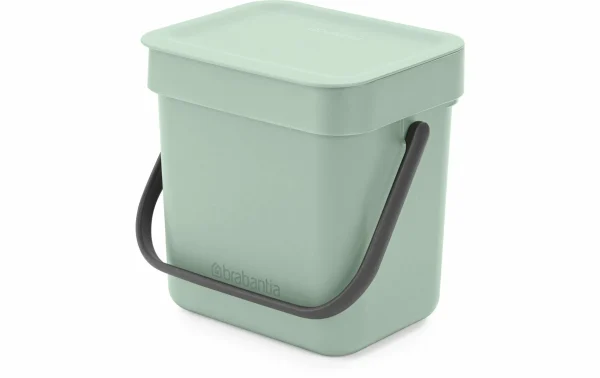 Meilleure affaire ✨ Brabantia Seau à Compost Sort & Go 3 L, Vert Clair – Bac à Compost 🔥 Nouveau 1