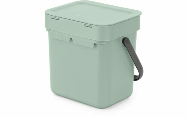 Meilleure affaire ✨ Brabantia Seau à Compost Sort & Go 3 L, Vert Clair – Bac à Compost 🔥 Nouveau 4