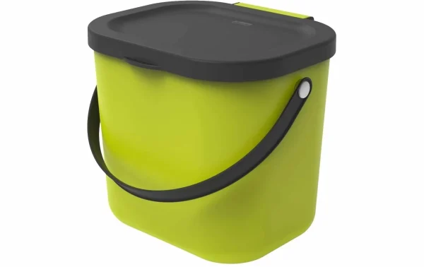 Le moins cher 🛒 Rotho Bacs De Recyclage Albula 6 L, Vert Clair – Bac à Compost 😍 magasin en ligne france 1