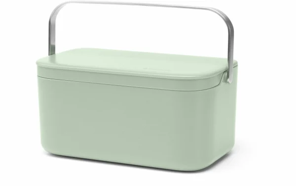 Service Clients Dédié Grosses soldes 🌟 Brabantia Seau à Compost 1.8 L, Vert Clair – Bac à Compost 🎉 3