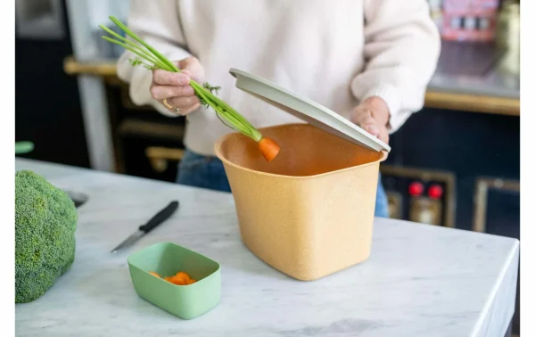 en france Le moins cher 😀 Koziol Seau à Compost Bibo 3 L, Sabler – Bac à Compost 🔥 4