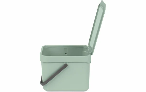 solde en ligne Les meilleures critiques de 😉 Brabantia Seau à Compost Sort & Go 6 L, Vert Clair – Bac à Compost 😉 4