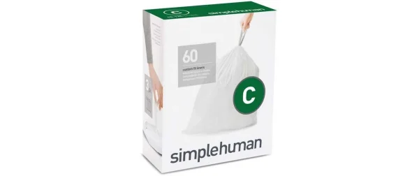 Promo 🎉 Simplehuman Sacs Poubelle C 12 L, 60 Pièce/s – Sacs Poubelle 🥰 De super promotions disponibles 1