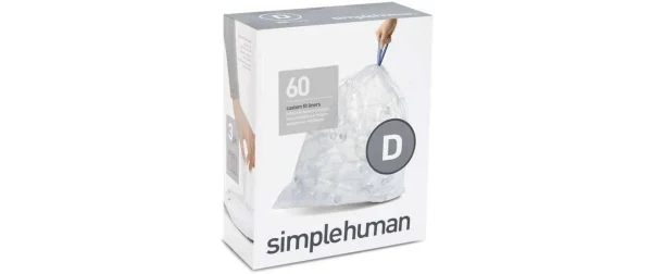 Promo ✔️ Simplehuman Sacs Poubelle D 20 L, 60 Pièce/s – Sacs Poubelle 🛒 Meilleur Service 1