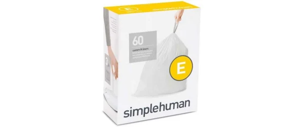 Le moins cher 🔔 Simplehuman Sacs Poubelle E 20 L, 60 Pièce/s – Sacs Poubelle 🌟 boutique pas cher 1