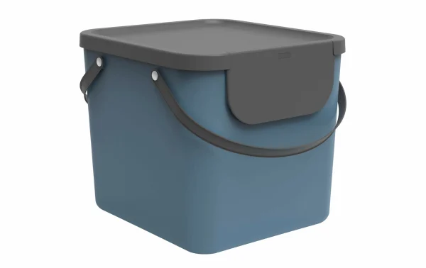 Promo 💯 Rotho Bacs De Recyclage Albula 40 L, Bleu – Bac à Compost 👍 pas cher en ligne 1