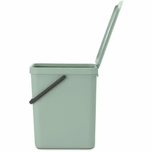 Meilleure vente 🤩 Brabantia Bacs De Recyclage Sort & Go 25 L, Vert Clair – Bac à Compost 🤩 le grand escompte 9