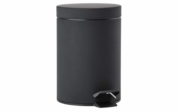 magasin pas cher Meilleure vente 🧨 Zone Denmark Poubelle à Pédale Solo 3 L, Black – Poubelle à Pédale 🎁 1