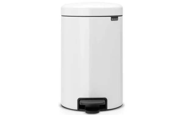 Meilleur prix ⌛ Brabantia Poubelle à Pédale NewIcon 12 L, Blanc – Poubelle à Pédale 🔥 Boutique 1