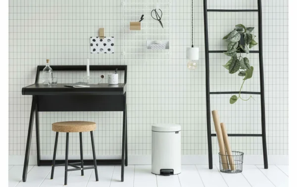 Meilleur prix ⌛ Brabantia Poubelle à Pédale NewIcon 12 L, Blanc – Poubelle à Pédale 🔥 Boutique 4