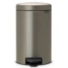 qualité supérieure Nouveau 😀 Brabantia Poubelle à Pédale NewIcon 12 L, Platine – Poubelle à Pédale 🔔 13