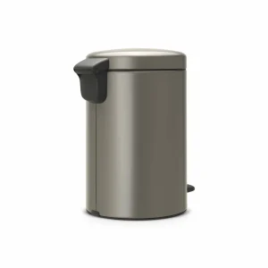 qualité supérieure Nouveau 😀 Brabantia Poubelle à Pédale NewIcon 12 L, Platine – Poubelle à Pédale 🔔 9