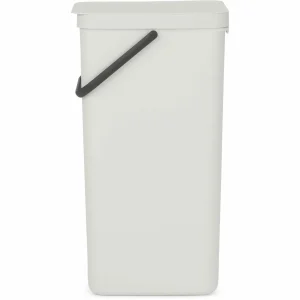 le grand escompte Offres 🌟 Brabantia Bacs De Recyclage Sort & Go 40 L, Gris Clair – Bac à Compost 😍 9