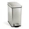 Promo ⌛ Simplehuman Poubelle à Pédale CW1898CB 10 Litres, Argent – Poubelle à Pédale 🧨 à prix d'occasion 11