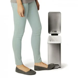 Promo ⌛ Simplehuman Poubelle à Pédale CW1898CB 10 Litres, Argent – Poubelle à Pédale 🧨 à prix d'occasion 7