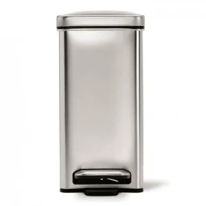 Promo ⌛ Simplehuman Poubelle à Pédale CW1898CB 10 Litres, Argent – Poubelle à Pédale 🧨 à prix d'occasion 9