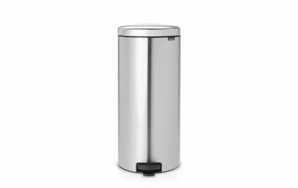 Meilleure affaire 😉 Brabantia Poubelle à Pédale NewIcon Preuve D’empreinte Digitale 30 L, Acier Mat – Poubelle à Pédale 🧨 authentiques 1