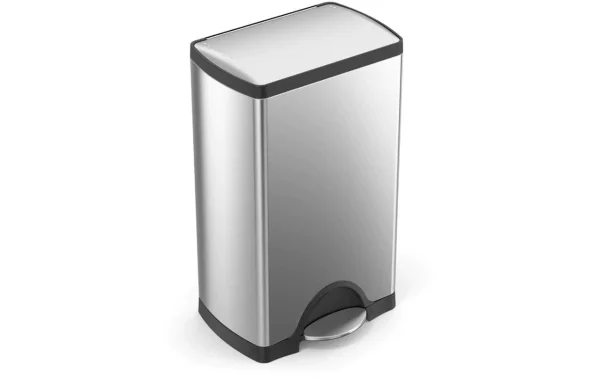 Coupon 😉 Simplehuman Poubelle à Pédale CW1814 38 Litres, Argent – Poubelle à Pédale 🧨 Satisfait ou Remboursé 4