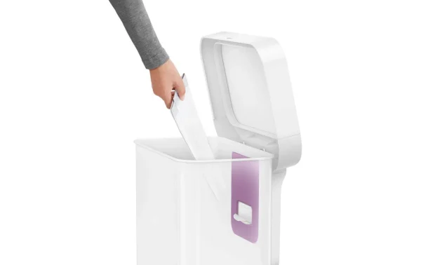 Promo 🔔 Simplehuman Poubelle à Pédale CW2027 45 Litres, Blanc – Poubelle à Pédale 😉 garantie de qualité 4