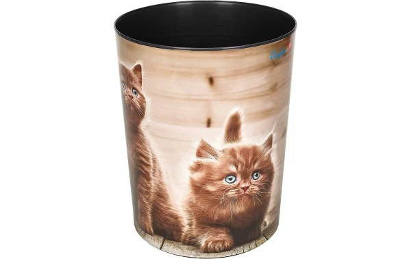 Promo ⭐ Läufer Corbeille à Papier Chaton, 13 L – Corbeille 💯 marque pas cher 1