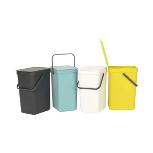 Le moins cher 🔥 Brabantia Bacs De Recyclage Sort & Go 12 L, Menthe – Bac à Compost 😀 guranteed de qualité 7