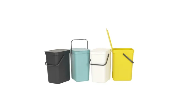 Le moins cher 🔥 Brabantia Bacs De Recyclage Sort & Go 12 L, Menthe – Bac à Compost 😀 guranteed de qualité 3