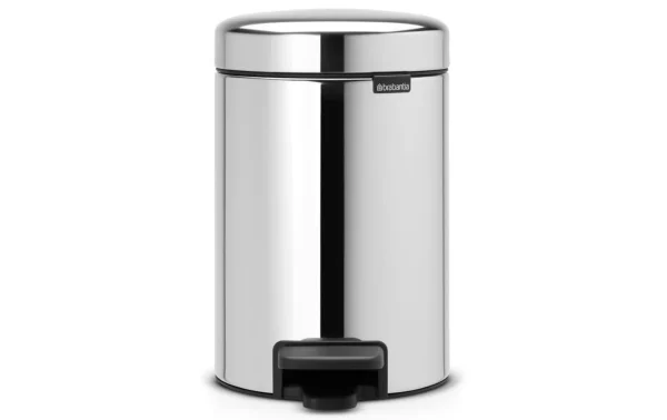 grossiste en ligne Budget ⭐ Brabantia Poubelle Cosmétique NewIcon 3 L, Acier Brillant – Poubelle 🎁 1