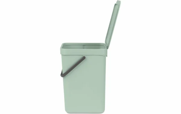 dernières Meilleur prix ⌛ Brabantia Bacs De Recyclage Sort & Go 12 L, Vert Clair – Bac à Compost 🛒 4