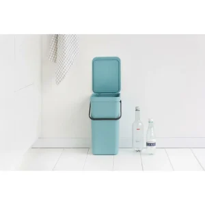 online boutique Bon marché 💯 Brabantia Bacs De Recyclage Sort & Go 16 L, Menthe – Bac à Compost 🎉 7