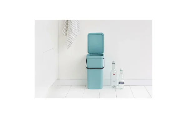 online boutique Bon marché 💯 Brabantia Bacs De Recyclage Sort & Go 16 L, Menthe – Bac à Compost 🎉 3