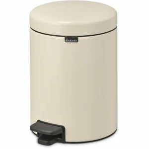 Coupon ❤️ Brabantia Poubelle Cosmétique NewIcon 5 L, Soft Beige – Poubelle 🎉 site officiel 7