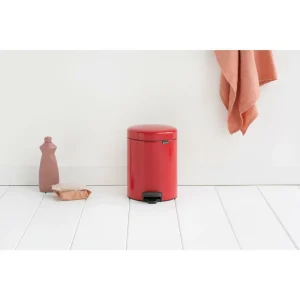 marque pas cher Vente flash 🤩 Brabantia Poubelle Cosmétique NewIcon 5 L, Rouge Passion – Poubelle 🔔 7