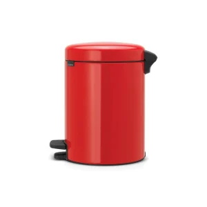 marque pas cher Vente flash 🤩 Brabantia Poubelle Cosmétique NewIcon 5 L, Rouge Passion – Poubelle 🔔 9