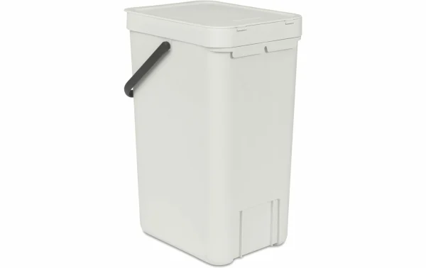 outlet Meilleure affaire 🛒 Brabantia Bacs De Recyclage Sort & Go 16 L, Gris Clair – Bac à Compost ⭐ 3