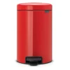 Tout neuf ⌛ Brabantia Poubelle à Pédale NewIcon 12 L, Rouge Passion – Poubelle à Pédale ❤️ mode 13