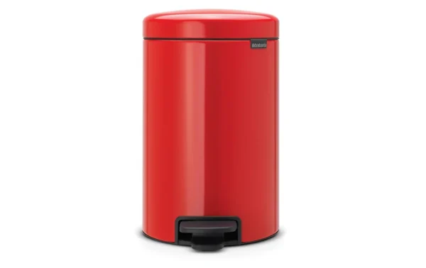 Tout neuf ⌛ Brabantia Poubelle à Pédale NewIcon 12 L, Rouge Passion – Poubelle à Pédale ❤️ mode 1