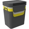 Meilleure vente 😍 Rotho Bacs De Recyclage Jive 30 L, Jaune/Noir/Blanc – Bac à Compost ⭐ Meilleur Prix Garanti 11