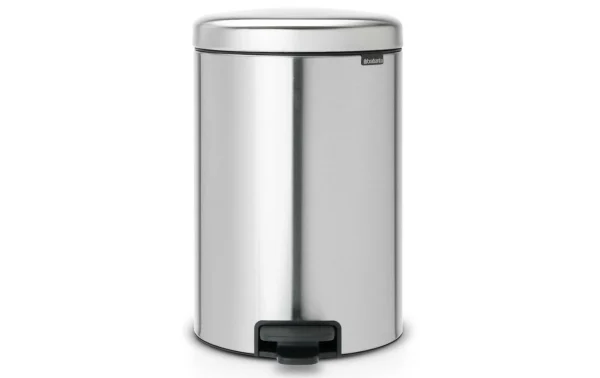 grande qualité Meilleur prix 👍 Brabantia Poubelle à Pédale NewIcon 20 L, Acier Mat – Poubelle à Pédale ⭐ 1