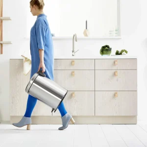 grande qualité Meilleur prix 👍 Brabantia Poubelle à Pédale NewIcon 20 L, Acier Mat – Poubelle à Pédale ⭐ 7